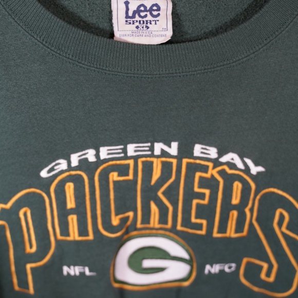 Vintage Lee Sport Green Bay Packer Crewneck - Picture 3 of 4